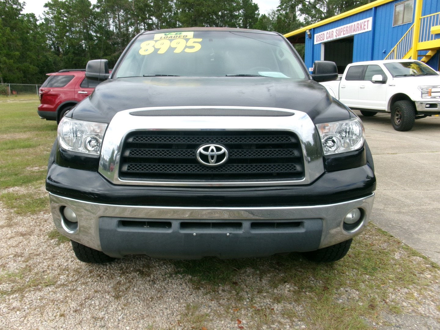 2007 Black /Gray Toyota Tundra Crew Cab SR5 SR5 (5TBRV54107S) with an 5.7L-V8 engine, Automatic transmission, located at 3120 W Tennessee St, Tallahassee, FL, 32304-1002, (850) 575-6702, 30.458841, -84.349648 - Used Car Supermarket is proud to present you with this loaded 2007 Toyota Tundra Crew Cab SR5. Used Car Supermarket prides itself in offering you the finest used vehicle in Tallahassee. Used Car Supermarket has been locally family owned and operated for 52 years. Our Tundra Crew Cab has been service- Photo#1