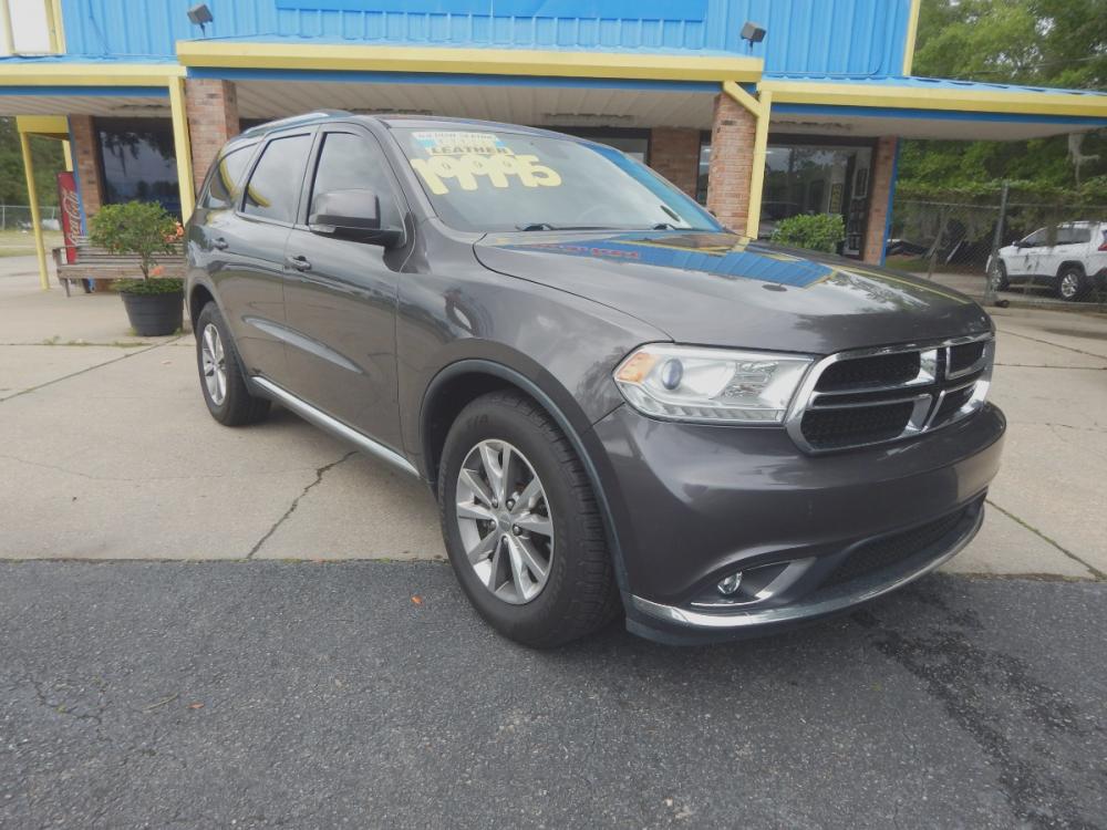 2015 Charcoal Metallic /Charcoal Leather Dodge Durango Limited 2WD (1C4RDHDG6FC) with an 3.6L V6 DOHC 24V engine, Automatic transmission, located at 3120 W Tennessee St, Tallahassee, FL, 32304-1002, (850) 575-6702, 30.458841, -84.349648 - Photo #0