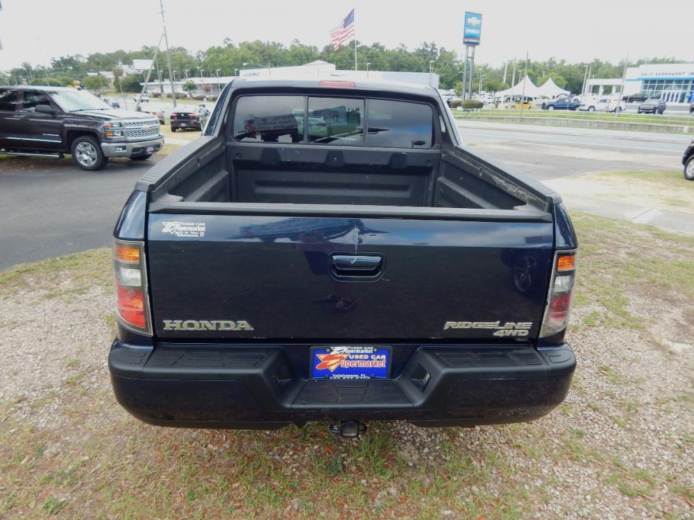2012 Blue /Gray Leather Honda Ridgeline RTL w/ Leather (5FPYK1F58CB) with an 3.5L V6 SOHC 24V engine, 5-Speed Automatic transmission, located at 3120 W Tennessee St, Tallahassee, FL, 32304-1002, (850) 575-6702, 30.458841, -84.349648 - Used Car Supermarket is proud to present you with this loaded immaculate 2013 Honda Ridgeline RTL 4x4 with leather. Used Car Supermarket prides itself in offering you the finest pre-owned vehicle in Tallahassee. Used Car Supermarket has been locally family owned and operated for over 47 years. Our R - Photo #1