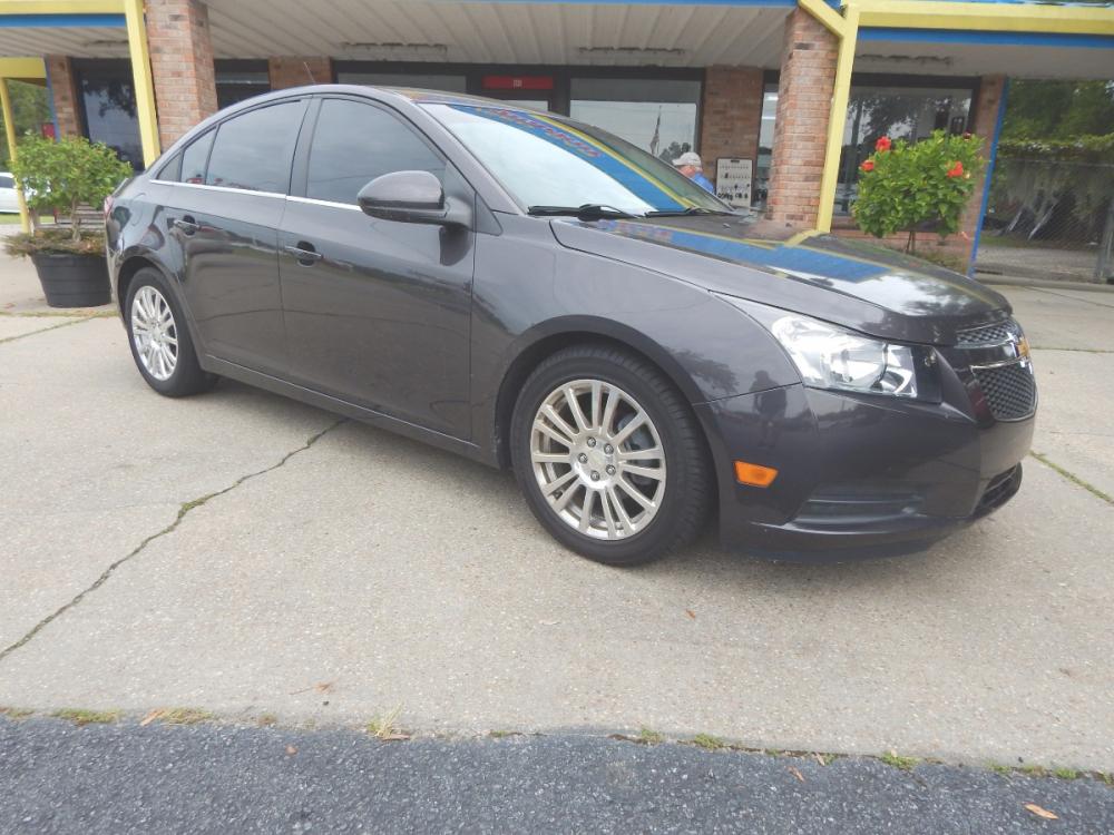 2014 Charcoal Metallic Chevrolet Cruze ECO Auto (1G1PH5SB1E7) with an 1.4L L4 DOHC 16V TURBO engine, 6-Speed Automatic transmission, located at 3120 W Tennessee St, Tallahassee, FL, 32304-1002, (850) 575-6702, 30.458841, -84.349648 - Photo #0