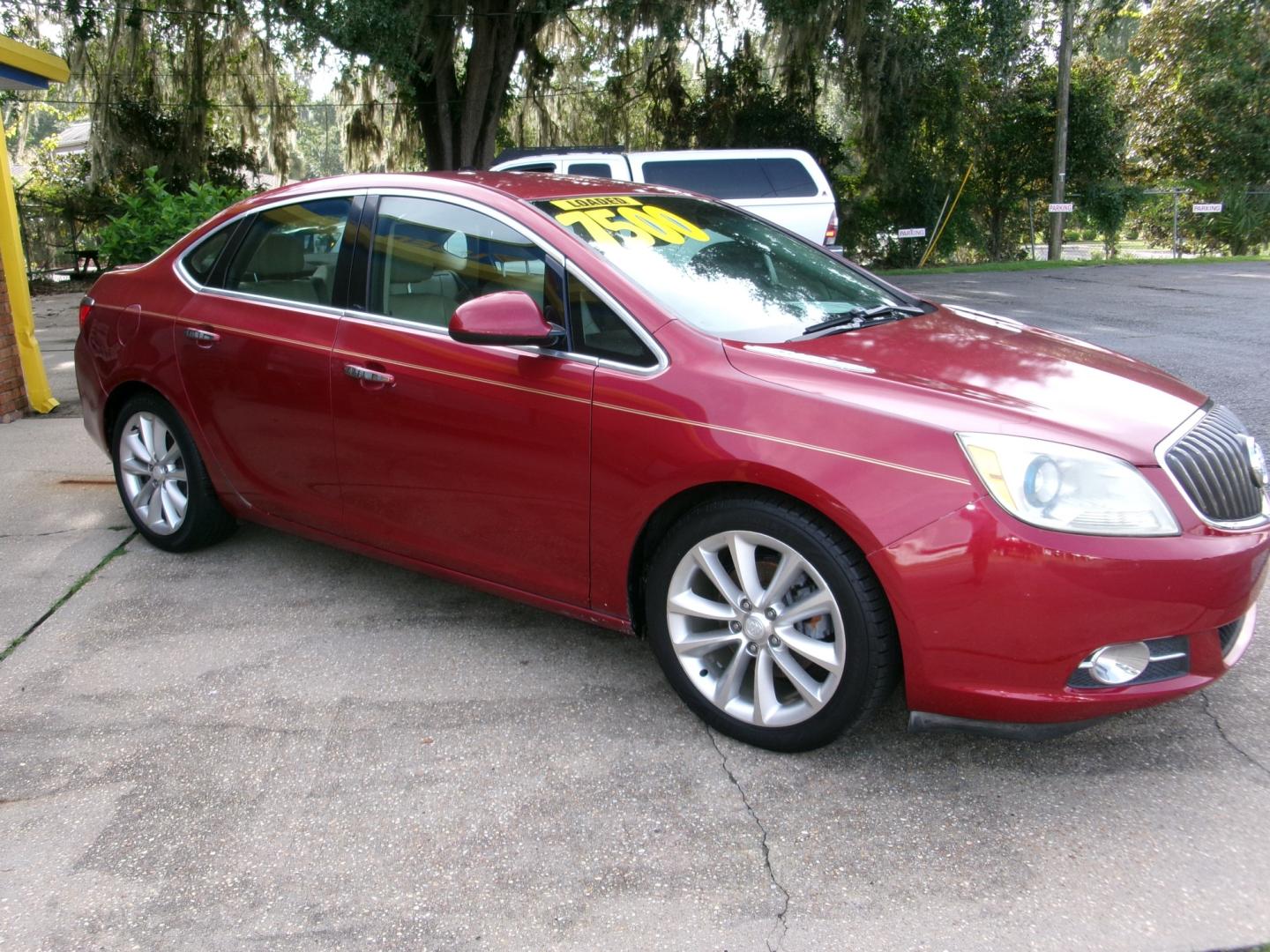 2012 Maroon /Tan Leather Buick Verano Base (1G4PP5SK1C4) with an 2.4L L4 DOHC 16V FFV engine, 6-Speed Automatic transmission, located at 3120 W Tennessee St, Tallahassee, FL, 32304-1002, (850) 575-6702, 30.458841, -84.349648 - Used Car Supermarket is proud to present you with this loaded immaculate 2012 Buick Verano sedan with low miles and leather. Used Car Supermarket prides itself in offering you the finest pre-owned vehicle in Tallahassee. Used Car Supermarket has been locally family owned and operated for over 50 yea- Photo#3