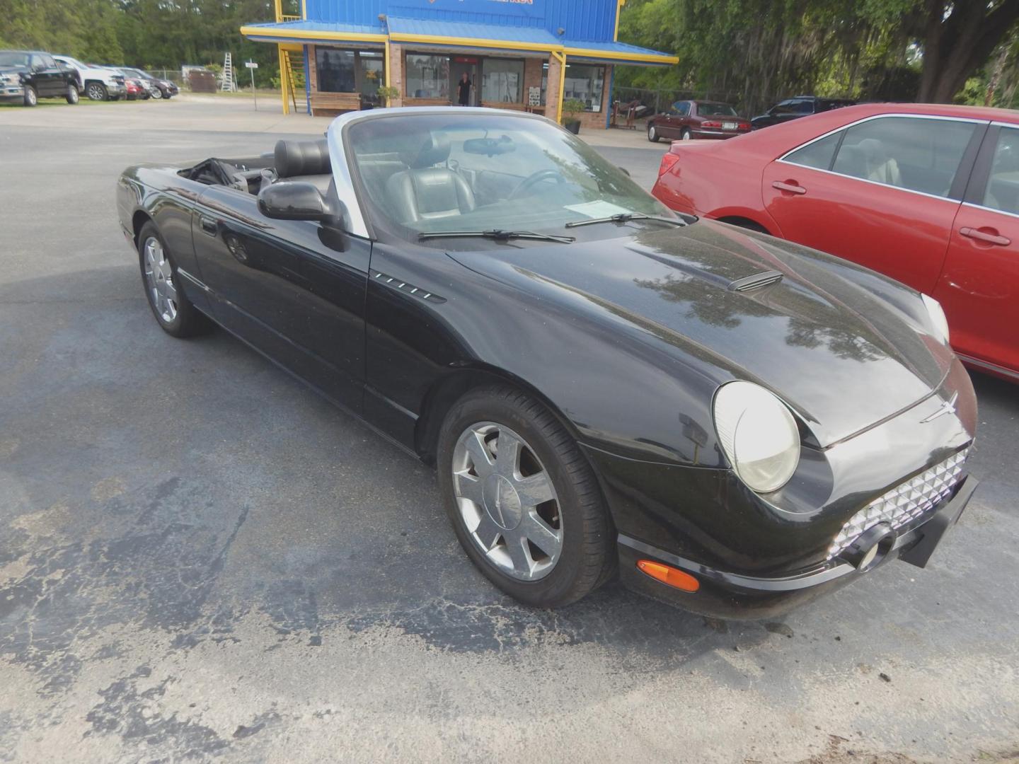 2002 Black /Charcoal Leather Ford Thunderbird Premium (1FAHP60A02Y) with an 3.9L V8 DOHC 32V engine, 5-Speed Automatic Overdrive transmission, located at 3120 W Tennessee St, Tallahassee, FL, 32304-1002, (850) 575-6702, 30.458841, -84.349648 - Used Car Supermarket is proud to present you with this loaded immaculate 2002 Ford Thunderbird Hardtop Convertible Premium with low miles and leather. Used Car Supermarket prides itself in offering you the finest pre-owned vehicle in Tallahassee. Used Car Supermarket has been locally family owned an - Photo#11