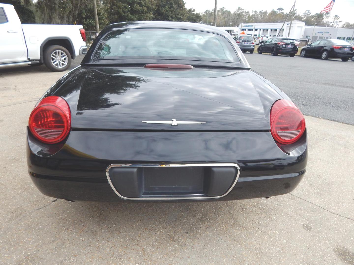 2002 Black /Charcoal Leather Ford Thunderbird Premium (1FAHP60A02Y) with an 3.9L V8 DOHC 32V engine, 5-Speed Automatic Overdrive transmission, located at 3120 W Tennessee St, Tallahassee, FL, 32304-1002, (850) 575-6702, 30.458841, -84.349648 - Used Car Supermarket is proud to present you with this loaded immaculate 2002 Ford Thunderbird Hardtop Convertible Premium with low miles and leather. Used Car Supermarket prides itself in offering you the finest pre-owned vehicle in Tallahassee. Used Car Supermarket has been locally family owned an - Photo#2