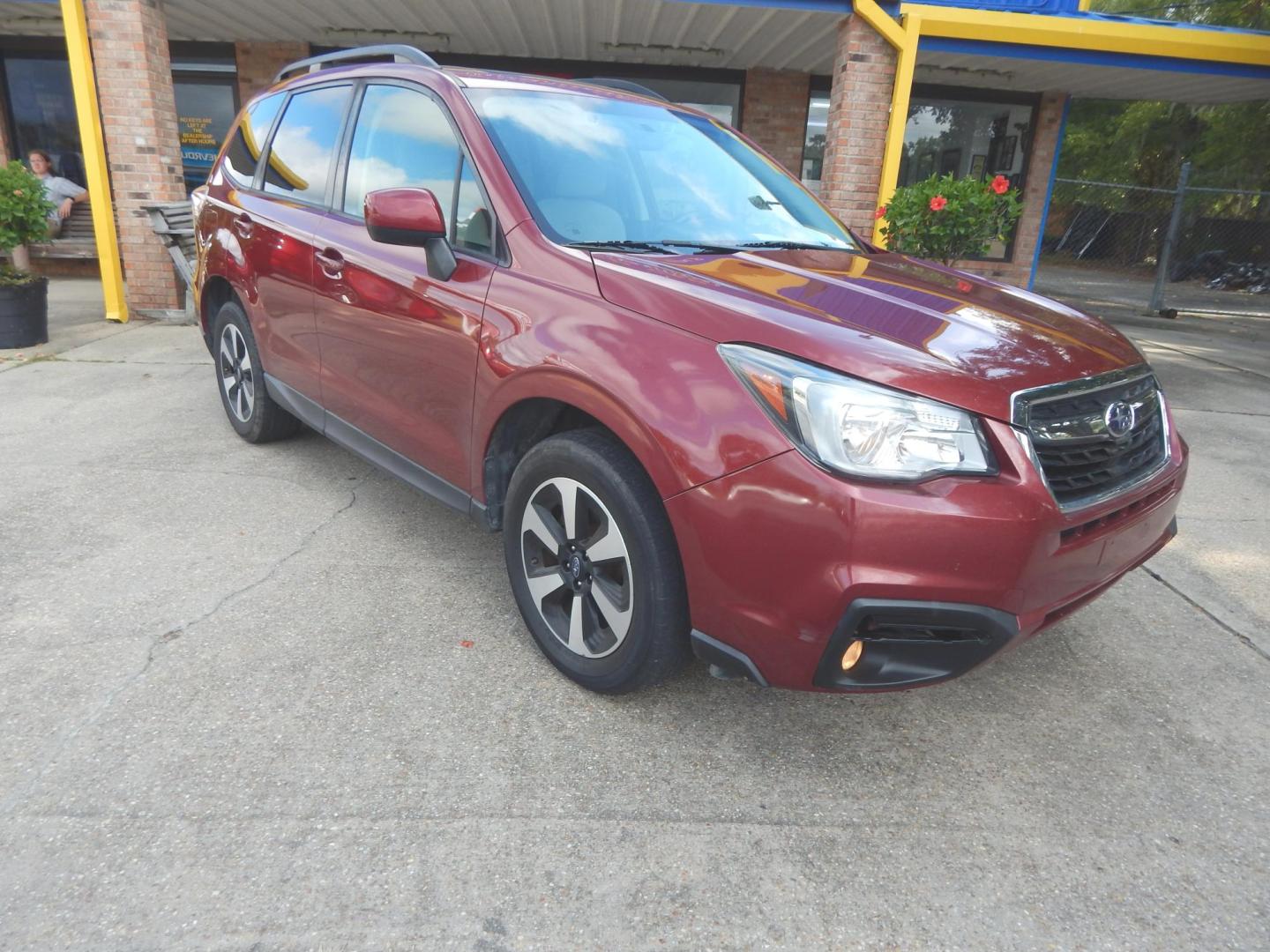 2018 /Gray Subaru Forester 2.5i Premium PZEV CVT (JF2SJAGC6JH) with an 2.5L H4 SOHC 16V engine, Automatic transmission, located at 3120 W Tennessee St, Tallahassee, FL, 32304-1002, (850) 575-6702, 30.458841, -84.349648 - Used Car Supermarket is proud to present you with this loaded immaculate 2018 Subaru Forester Premium with sunroof. Used Car Supermarket prides itself in offering you the finest pre-owned vehicle in Tallahassee. Used Car Supermarket has been locally family owned and operated for over 48 years. Our F - Photo#0