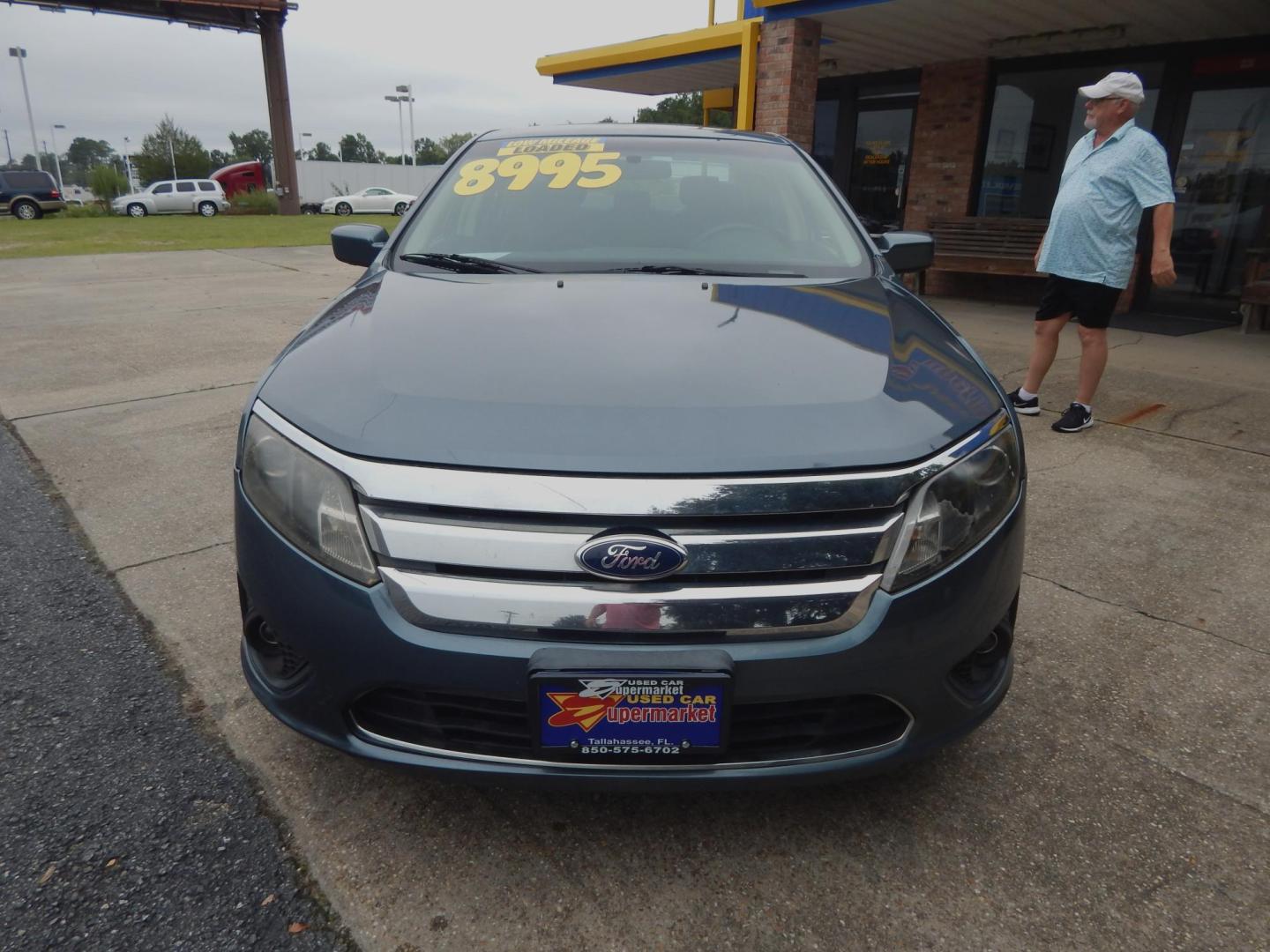 2012 Blue /Charcoal Ford Fusion SE (3FAHP0HA8CR) with an 2.5L L4 DOHC 16V engine, Automatic transmission, located at 3120 W Tennessee St, Tallahassee, FL, 32304-1002, (850) 575-6702, 30.458841, -84.349648 - Photo#2