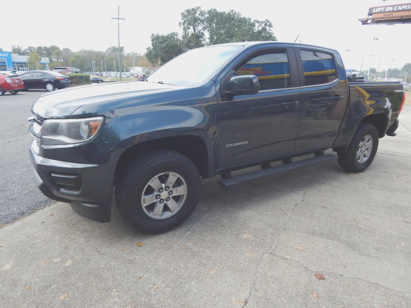 2017 Charcoal /Gray Chevrolet Colorado Crew Cab (1GCGSBEA7H1) with an 2.5L L4 DOHC 16V GAS engine, Automatic transmission, located at 3120 W Tennessee St, Tallahassee, FL, 32304-1002, (850) 575-6702, 30.458841, -84.349648 - Used Car Supermarket is proud to present you with this loaded immaculate 2017 Chevy Colorado Crew Cab with low miles. Used Car Supermarket prides itself in offering you the finest pre-owned vehicle in Tallahassee. Used Car Supermarket has been locally family owned and operated for over 48 years. Our - Photo#1