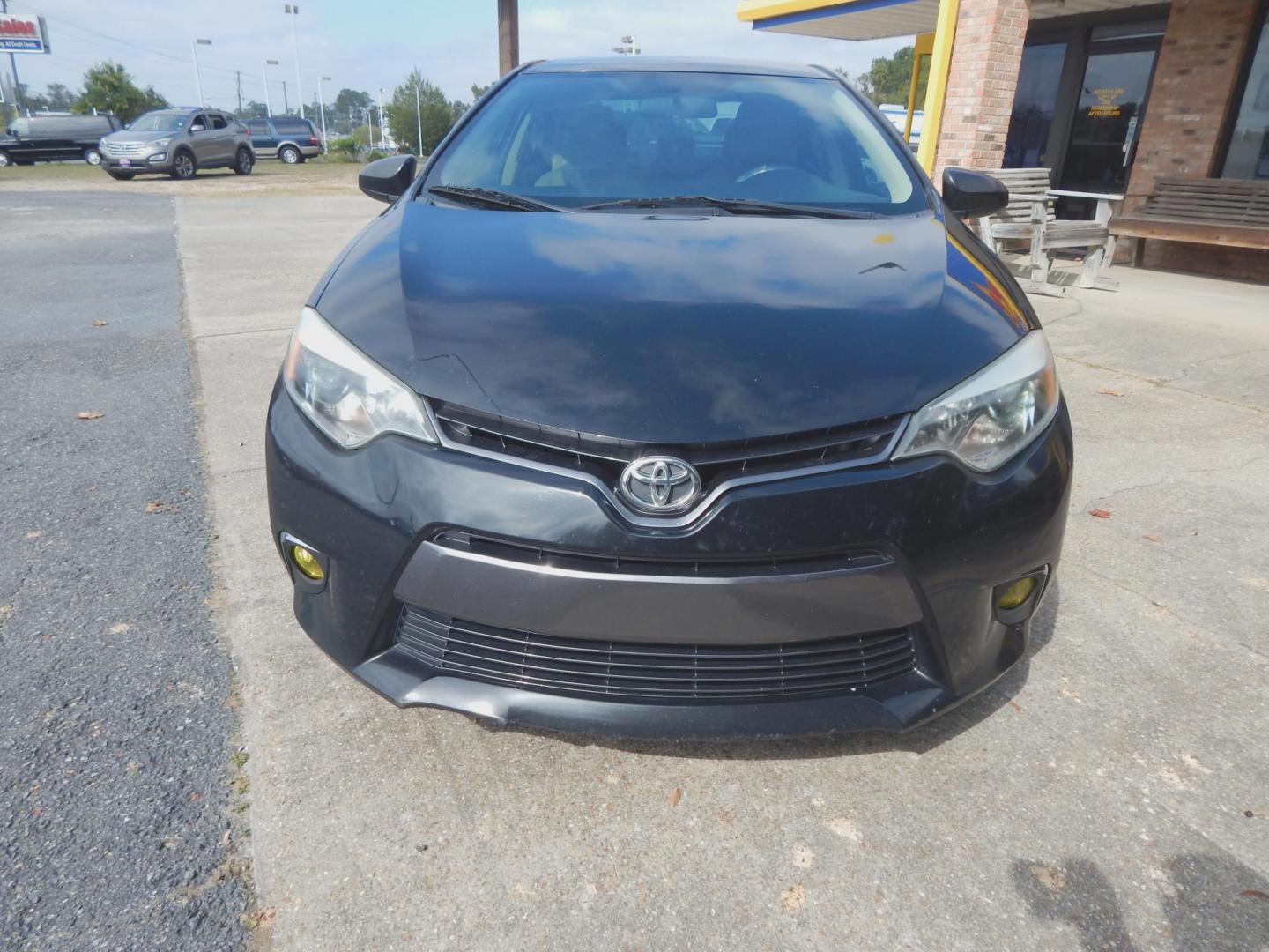 2015 Black /Tan Toyota Corolla L 4-Speed AT (2T1BURHE3FC) with an 1.8L L4 DOHC 16V engine, 4-Speed Automatic transmission, located at 3120 W Tennessee St, Tallahassee, FL, 32304-1002, (850) 575-6702, 30.458841, -84.349648 - Photo#1