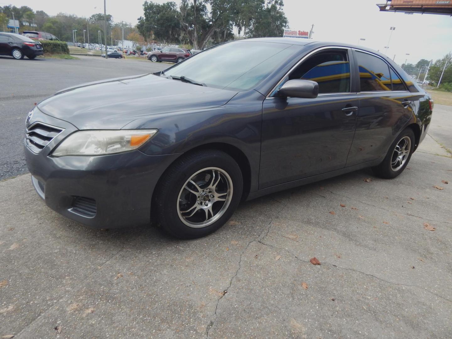 2010 Charcoal /Gray Toyota Camry LE (4T1BF3EK4AU) with an 2.5L L4 DOHC 16V engine, Automatic transmission, located at 3120 W Tennessee St, Tallahassee, FL, 32304-1002, (850) 575-6702, 30.458841, -84.349648 - Used Car Supermarket is proud to present you with this loaded immaculate 2010 Toyota Camry LE with low miles. Used Car Supermarket prides itself in offering you the finest pre-owned vehicle in Tallahassee. Used Car Supermarket has been locally family owned and operated for a half century. Our Camry - Photo#1