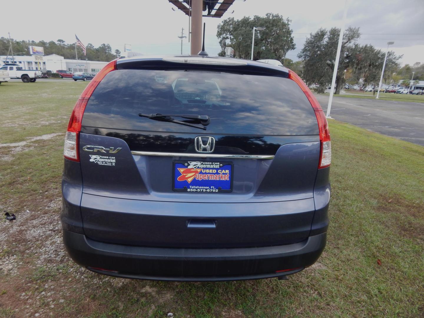 2013 Blue /Gray Leather Honda CR-V EX-L 2WD (2HKRM3H77DH) with an 2.4L L4 DOHC 16V engine, Automatic transmission, located at 3120 W Tennessee St, Tallahassee, FL, 32304-1002, (850) 575-6702, 30.458841, -84.349648 - Used Car Supermarket is proud to present you with this loaded immaculate 2013 Honda CRV EX-L with leather and sunroof. Used Car Supermarket prides itself in offering you the finest pre-owned vehicle in Tallahassee. Used Car Supermarket has been locally family owned and operated for a half century. O - Photo#3