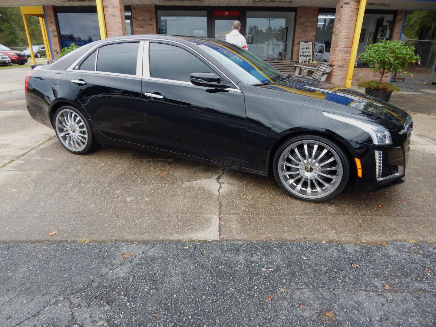 2016 Black /Charcoal Leather Cadillac CTS 2.0L Turbo Luxury RWD (1G6AR5SXXG0) with an 2.0L L4 DOHC 24V TURBO engine, Automatic transmission, located at 3120 W Tennessee St, Tallahassee, FL, 32304-1002, (850) 575-6702, 30.458841, -84.349648 - Photo#0