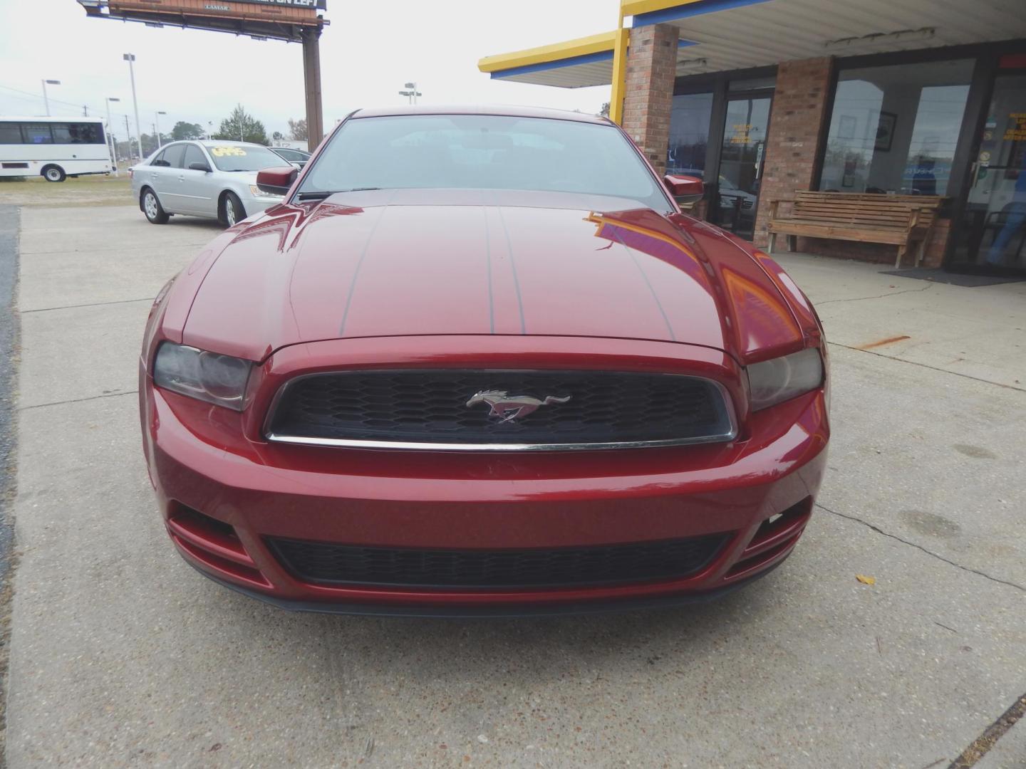 2014 Maroon /Charcoal Leather Ford Mustang V6 Coupe (1ZVBP8AM7E5) with an 3.7L V6 DOHC 24V engine, Automatic transmission, located at 3120 W Tennessee St, Tallahassee, FL, 32304-1002, (850) 575-6702, 30.458841, -84.349648 - Used Car Supermarket is proud to present you with this loaded immaculate 2014 Ford Mustang with leather. Used Car Supermarket prides itself in offering you the finest pre-owned vehicle in Tallahassee. Used Car Supermarket has been locally family owned and operated for over 49 years. Our Mustang has - Photo#2