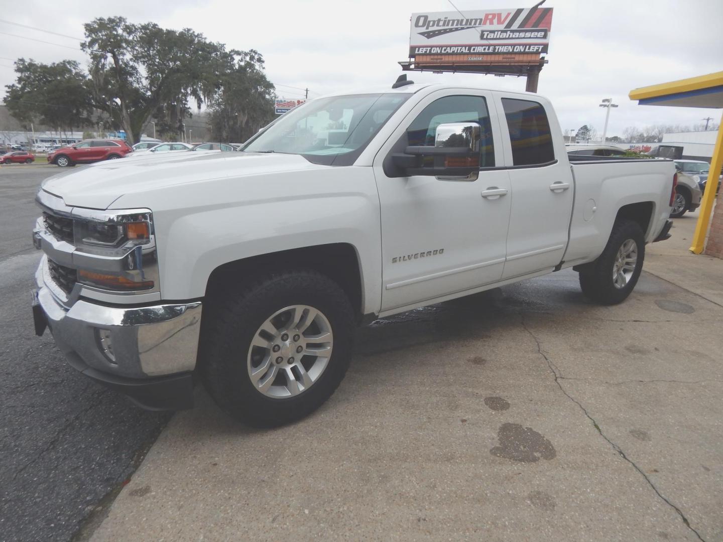 2019 White /Charcoal Chevrolet Silverado 1500 (2GCRCPEC3K1) with an 5.3L V8 OHV 16V engine, Automatic transmission, located at 3120 W Tennessee St, Tallahassee, FL, 32304-1002, (850) 575-6702, 30.458841, -84.349648 - Used Car Supermarket is proud to present you with this loaded immaculate 2019 Chevy Silverado 1500 Double Cab. Used Car Supermarket prides itself in offering you the finest pre-owned vehicle in Tallahassee. Used Car Supermarket has been locally family owned and operated for over 49 years. Our Silver - Photo#0