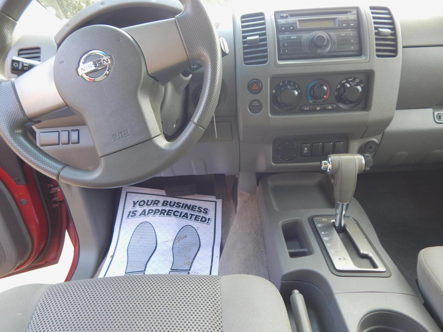 2012 Maroon /Gray Nissan Frontier S Crew Cab 2WD (1N6AD0ER8CC) with an 4.0L V6 DOHC 24V engine, Automatic transmission, located at 3120 W Tennessee St, Tallahassee, FL, 32304-1002, (850) 575-6702, 30.458841, -84.349648 - Used Car Supermarket is proud to present you with this loaded immaculate 2012 Nissan Frontier S Crew Cab. Used Car Supermarket prides itself in offering you the finest pre-owned vehicle in Tallahassee. Used Car Supermarket has been locally family owned and operated for over 49 years. Our Frontier Cr - Photo#4