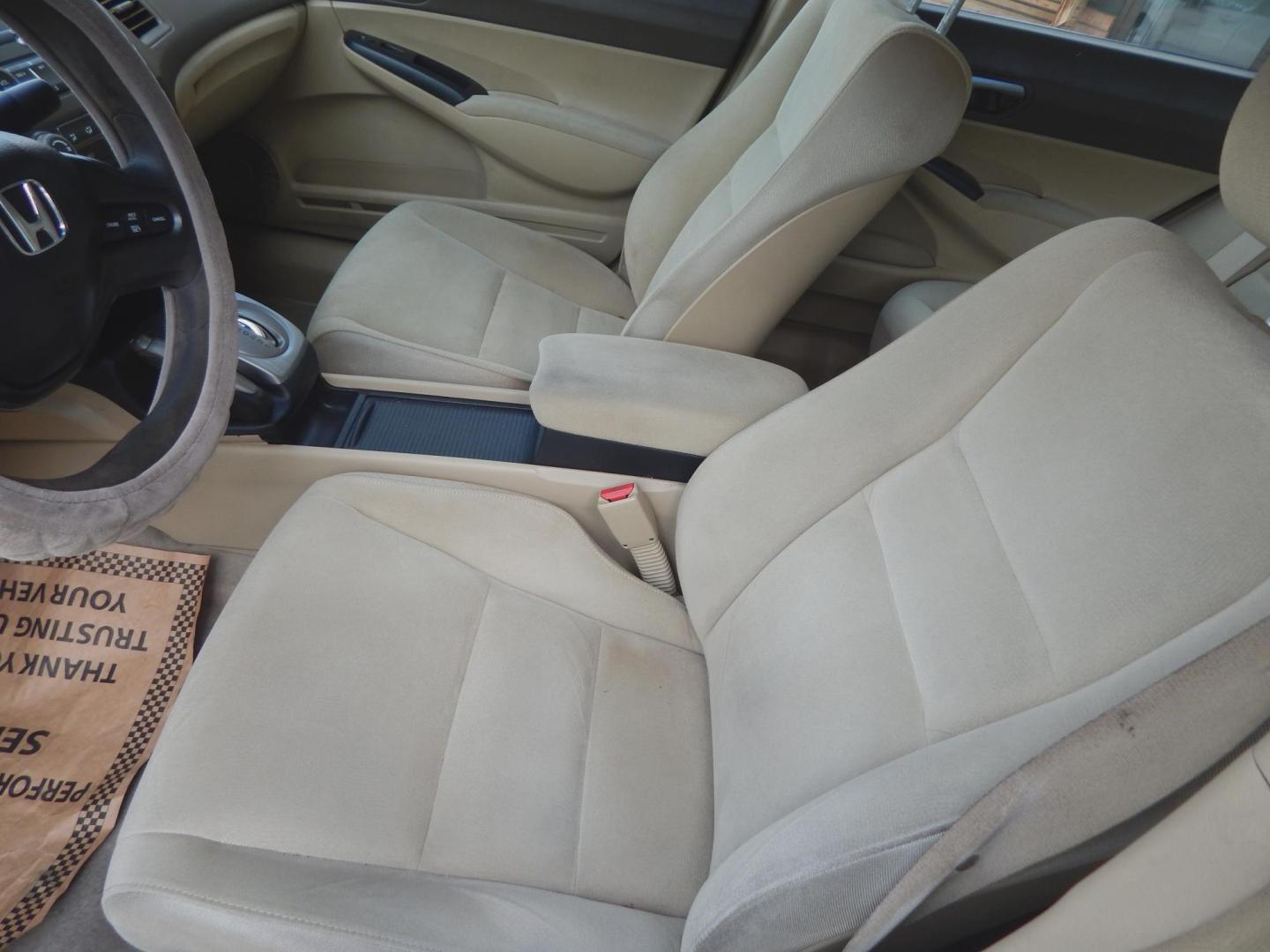 2008 Champagne /Tan Honda Civic LX Sedan AT (1HGFA16508L) with an 1.8L L4 SOHC 16V engine, Automatic transmission, located at 3120 W Tennessee St, Tallahassee, FL, 32304-1002, (850) 575-6702, 30.458841, -84.349648 - Used Car Supermarket is proud to present you with this loaded immaculate 2008 Honda Civic LX sedan with low miles. Used Car Supermarket prides itself in offering you the finest pre-owned vehicle in Tallahassee. Used Car Supermarket has been locally family owned and operated for over 49 years. Our Ci - Photo#4