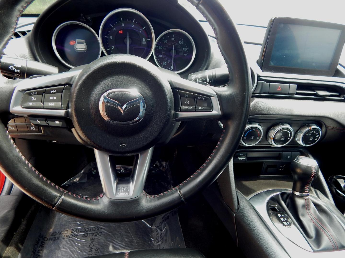 2018 Maroon /Charcoal Leather Mazda MX-5 Miata RF Grand Touring 6MT (JM1NDAM78J0) with an 2.0L L4 DOHC 16V engine, 6M transmission, located at 3120 W Tennessee St, Tallahassee, FL, 32304-1002, (850) 575-6702, 30.458841, -84.349648 - Used Car Supermarket is proud to present you with this loaded immaculate 2018 Mazda MX-5 Miata Grand Touring Hardtop Convertible with leather and Navigation. Used Car Supermarket prides itself in offering you the finest pre-owned vehicle in Tallahassee. Used Car Supermarket has been locally family o - Photo#4