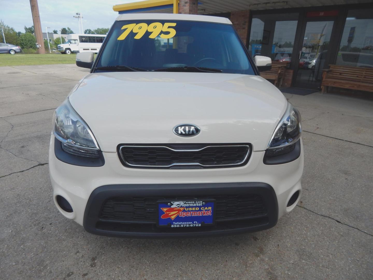 2013 Cream /Charcoal Kia Soul + (KNDJT2A66D7) with an 2.0L L4 DOHC 16V engine, Automatic transmission, located at 3120 W Tennessee St, Tallahassee, FL, 32304-1002, (850) 575-6702, 30.458841, -84.349648 - Used Car Supermarket is proud to present you with this loaded immaculate 2013 Kia Soul + with great miles. Used Car Supermarket prides itself in offering you the finest pre-owned vehicle in Tallahassee. Used Car Supermarket has been locally family owned and operated for over a half century. Our Soul - Photo#2