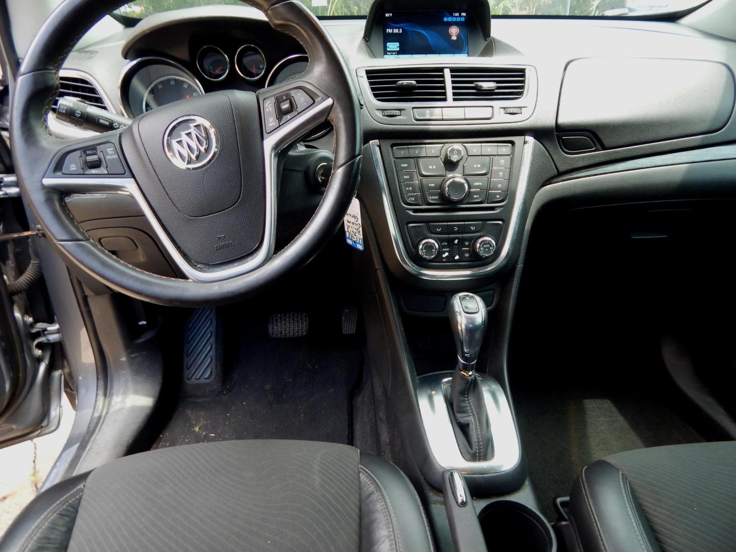 2013 Gray /Charcoal Leather/cloth Buick Encore Convenience FWD (KL4CJBSB6DB) with an 1.4L L4 DOHC 16V TURBO engine, Automatic transmission, located at 3120 W Tennessee St, Tallahassee, FL, 32304-1002, (850) 575-6702, 30.458841, -84.349648 - Used Car Supermarket is proud to present you with this loaded immaculate 2013 Buick Encore Convenience with leather/cloth and low miles . Used Car Supermarket prides itself in offering you the finest pre-owned vehicle in Tallahassee. Used Car Supermarket has been locally family owned and operated fo - Photo#4