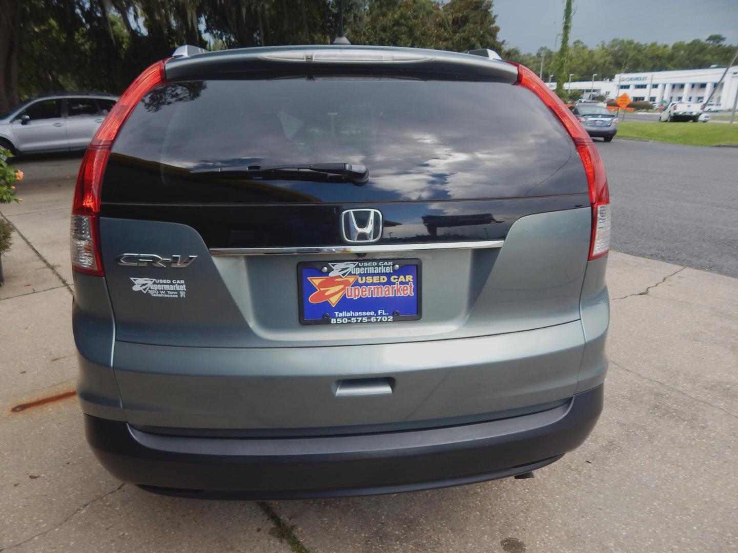 2012 Sage /Charcoal Leather Honda CR-V EX-L 2WD AT (5J6RM3H72CL) with an 2.4L L4 DOHC 16V engine, Automatic transmission, located at 3120 W Tennessee St, Tallahassee, FL, 32304-1002, (850) 575-6702, 30.458841, -84.349648 - Used Car Supermarket is proud to present you with this loaded immaculate 2012 Honda CRV EXL with leather, sunroof and low miles. Used Car Supermarket prides itself in offering you the finest pre-owned vehicle in Tallahassee. Used Car Supermarket has been locally family owned and operated for over 49 - Photo#3