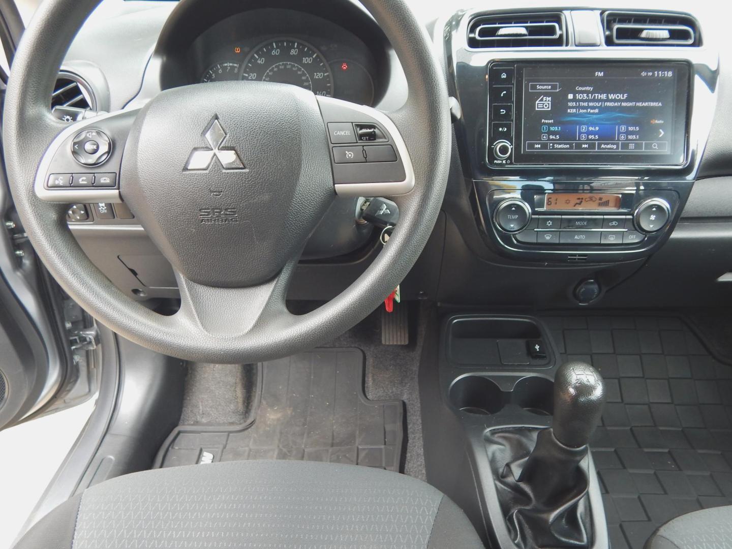 2022 Silver Metallic /Gray Mitsubishi Mirage G4 ES (ML32FUFJ1NH) with an 1.2L L3 DOHC engine, manual transmission, located at 3120 W Tennessee St, Tallahassee, FL, 32304-1002, (850) 575-6702, 30.458841, -84.349648 - Used Car Supermarket is proud to present you with this loaded immaculate 2022 Mitsubishi Mirage ES sedan with low miles. Used Car Supermarket prides itself in offering you the finest pre-owned vehicle in Tallahassee. Used Car Supermarket has been locally family owned and operated for over 50 years. - Photo#3