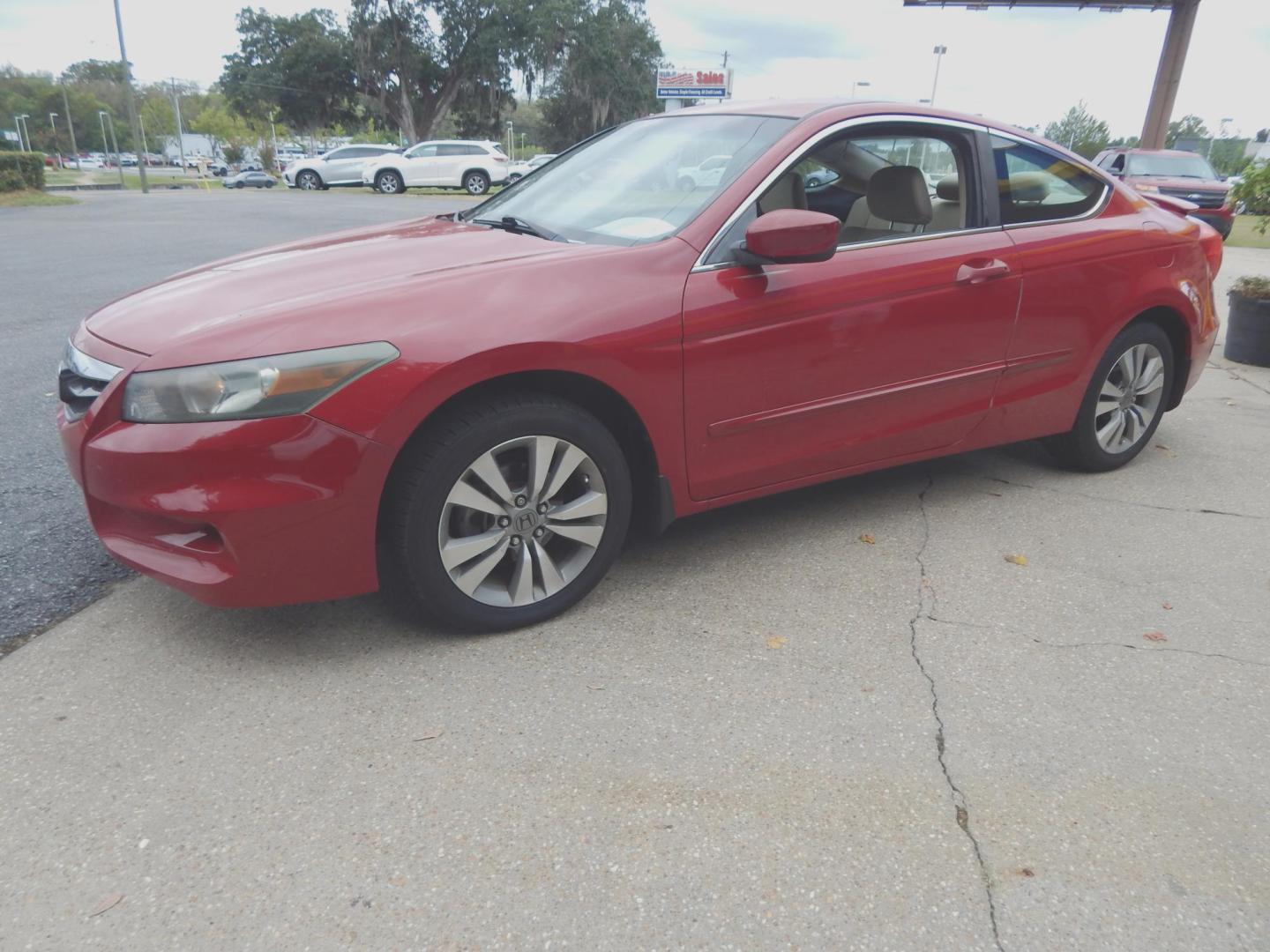 2011 Red /Tan Honda Accord LX-S Coupe AT (1HGCS1B3XBA) with an 2.4L L4 DOHC 16V engine, 5-Speed Automatic transmission, located at 3120 W Tennessee St, Tallahassee, FL, 32304-1002, (850) 575-6702, 30.458841, -84.349648 - Used Car Supermarket is proud to present you with this loaded immaculate 2011 Honda Accord Coupe LX-S with low miles. Used Car Supermarket prides itself in offering you the finest pre-owned vehicle in Tallahassee. Used Car Supermarket has been locally family owned and operated for over 50 years. Our - Photo#1