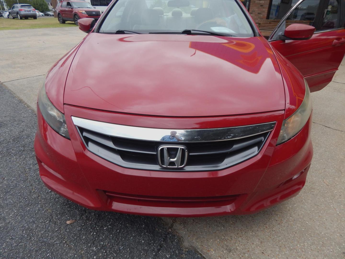 2011 Red /Tan Honda Accord LX-S Coupe AT (1HGCS1B3XBA) with an 2.4L L4 DOHC 16V engine, 5-Speed Automatic transmission, located at 3120 W Tennessee St, Tallahassee, FL, 32304-1002, (850) 575-6702, 30.458841, -84.349648 - Used Car Supermarket is proud to present you with this loaded immaculate 2011 Honda Accord Coupe LX-S with low miles. Used Car Supermarket prides itself in offering you the finest pre-owned vehicle in Tallahassee. Used Car Supermarket has been locally family owned and operated for over 50 years. Our - Photo#2