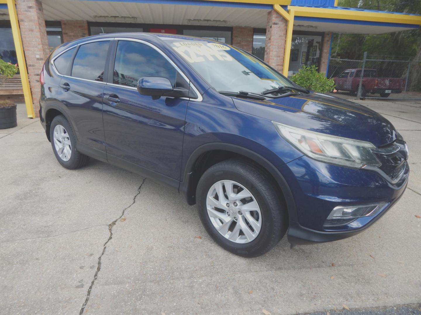 2016 Blue /Gray Honda CR-V EX 2WD (3CZRM3H55GG) with an 2.4L L4 DOHC 16V engine, CVT transmission, located at 3120 W Tennessee St, Tallahassee, FL, 32304-1002, (850) 575-6702, 30.458841, -84.349648 - Used Car Supermarket is proud to present you with this loaded immaculate 2016 Honda CRV EX with sunroof. Used Car Supermarket prides itself in offering you the finest pre-owned vehicle in Tallahassee. Used Car Supermarket has been locally family owned and operated for over 50 years. Our CRV EX has b - Photo#0
