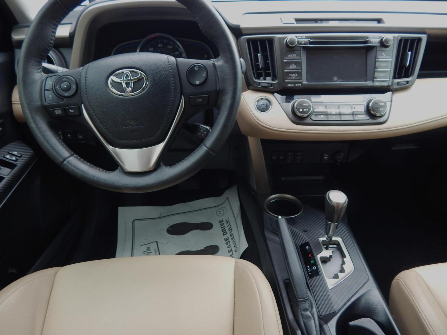 2013 Black /Tan Leather Toyota RAV4 Limited AWD (2T3YFREV5DW) with an 2.5L L4 DOHC 16V engine, 6-Speed Automatic transmission, located at 3120 W Tennessee St, Tallahassee, FL, 32304-1002, (850) 575-6702, 30.458841, -84.349648 - Photo#4