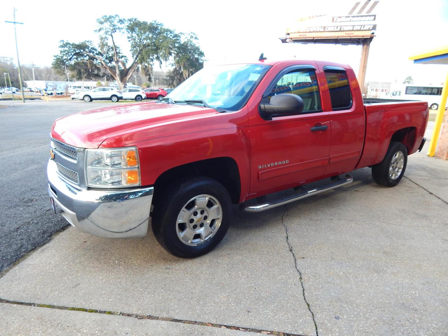 2012 Red /Gray Chevrolet Silverado 1500 LT Ext. Cab 2WD (1GCRCSE0XCZ) with an 5.3L V8 OHV 16V FFV engine, Automatic transmission, located at 3120 W Tennessee St, Tallahassee, FL, 32304-1002, (850) 575-6702, 30.458841, -84.349648 - Used Car Supermarket is proud to present you with this loaded immaculate 2012 Chevy Silverado Ext. Cab LT 5.3L. Used Car Supermarket prides itself in offering you the finest pre-owned vehicle in Tallahassee. Used Car Supermarket has been locally family owned and operated for over 50 years. Our Silve - Photo#1