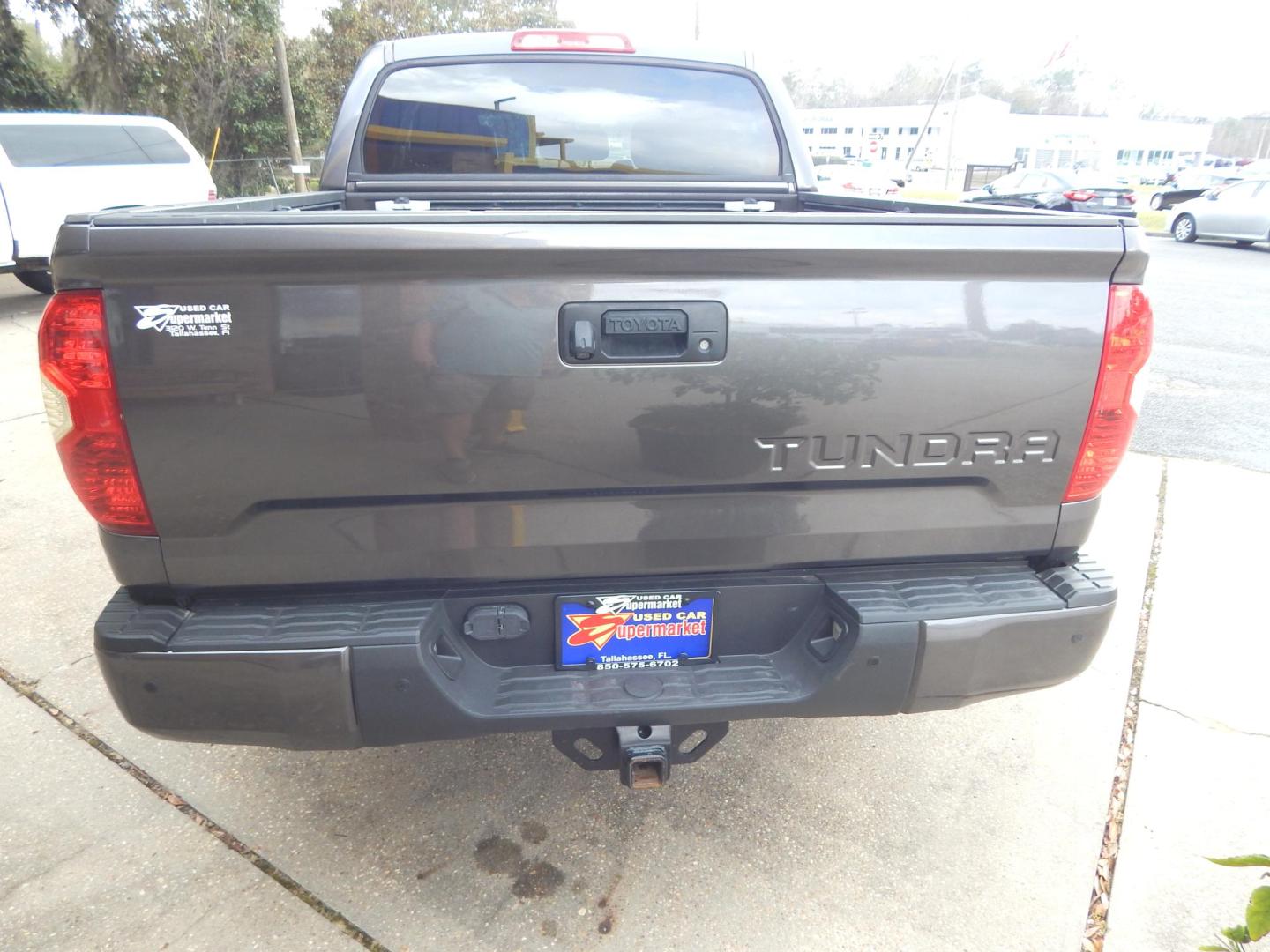 2014 Charcoal Metallic /Charcoal Leather Toyota Tundra Platinum CrewMax 5.7L 2WD (5TFGY5F10EX) with an 5.7L V8 DOHC 32V engine, 6-Speed Automatic transmission, located at 3120 W Tennessee St, Tallahassee, FL, 32304-1002, (850) 575-6702, 30.458841, -84.349648 - Used Car Supermarket is proud to present you with this loaded immaculate 2014 Toyota Tundra Platinum Crew Max with leather, sunroof and Navigation. Used Car Supermarket prides itself in offering you the finest pre-owned vehicle in Tallahassee. Used Car Supermarket has been locally family owned and o - Photo#3