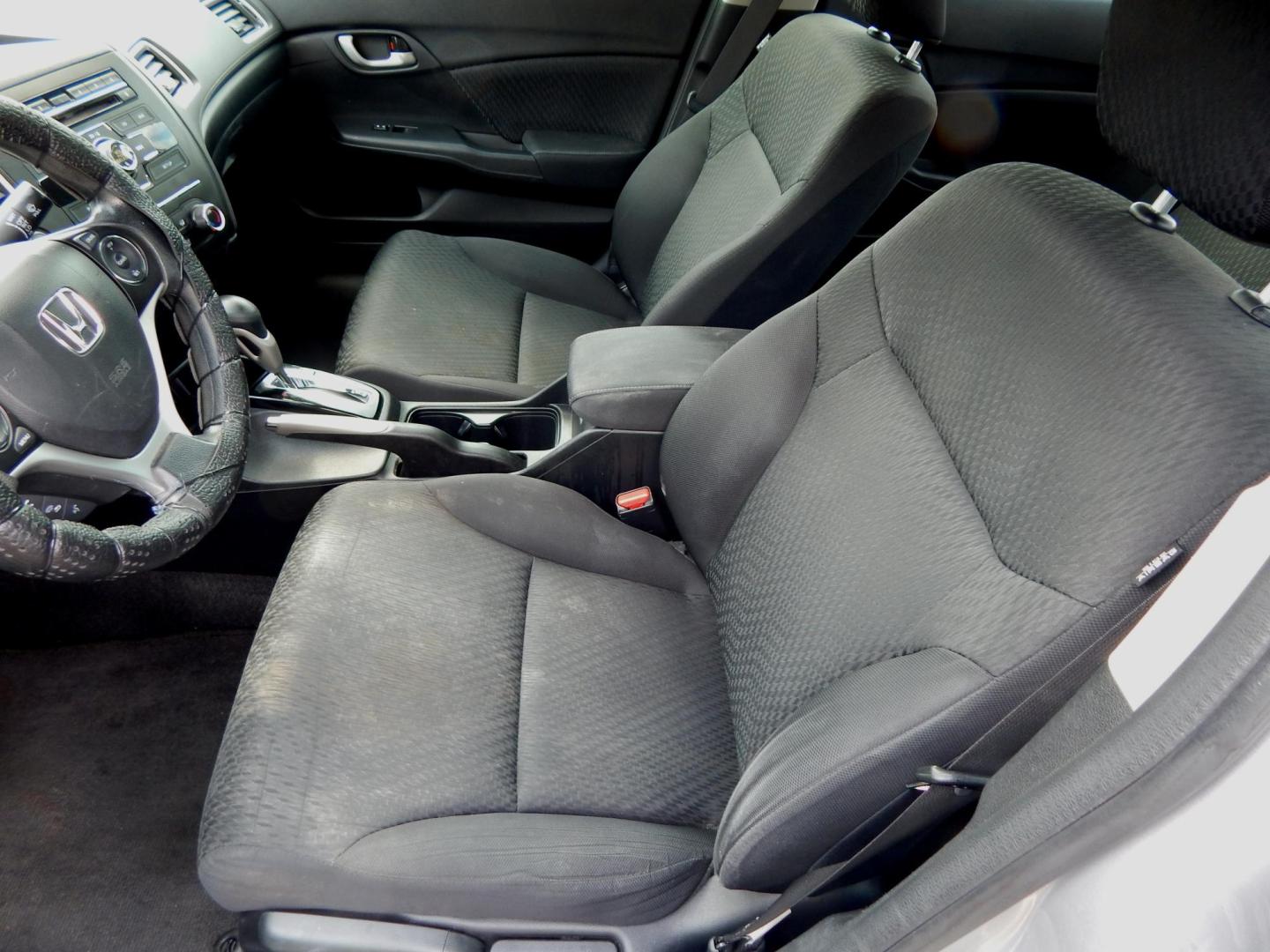 2014 Silver Metallic /Charcoal Honda Civic LX Sedan (19XFB2F55EE) with an 1.8L L4 SOHC 16V engine, Continuously Variable Transmission transmission, located at 3120 W Tennessee St, Tallahassee, FL, 32304-1002, (850) 575-6702, 30.458841, -84.349648 - Used Car Supermarket is proud to present you with this loaded immaculate 2014 Honda Civic LX Sedan automatic. Used Car Supermarket prides itself in offering you the finest pre-owned vehicle in Tallahassee. Used Car Supermarket has been locally family owned and operated for over 50 years. Our Civic L - Photo#5