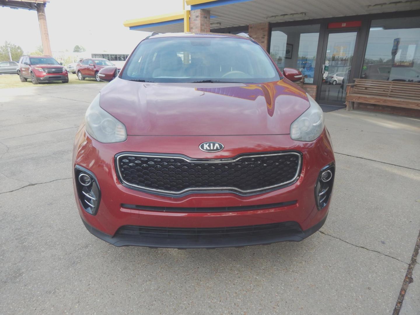 2018 Maroon /Gray Leather Kia Sportage EX FWD (KNDPN3AC8J7) with an 2.4L V6 DOHC 24V engine, Automatic transmission, located at 3120 W Tennessee St, Tallahassee, FL, 32304-1002, (850) 575-6702, 30.458841, -84.349648 - Used Car Supermarket is proud to present you with this loaded immaculate 2018 Kia Sportage EX with leather and great miles. Used Car Supermarket prides itself in offering you the finest pre-owned vehicle in Tallahassee. Used Car Supermarket has been locally family owned and operated for over 50 year - Photo#1