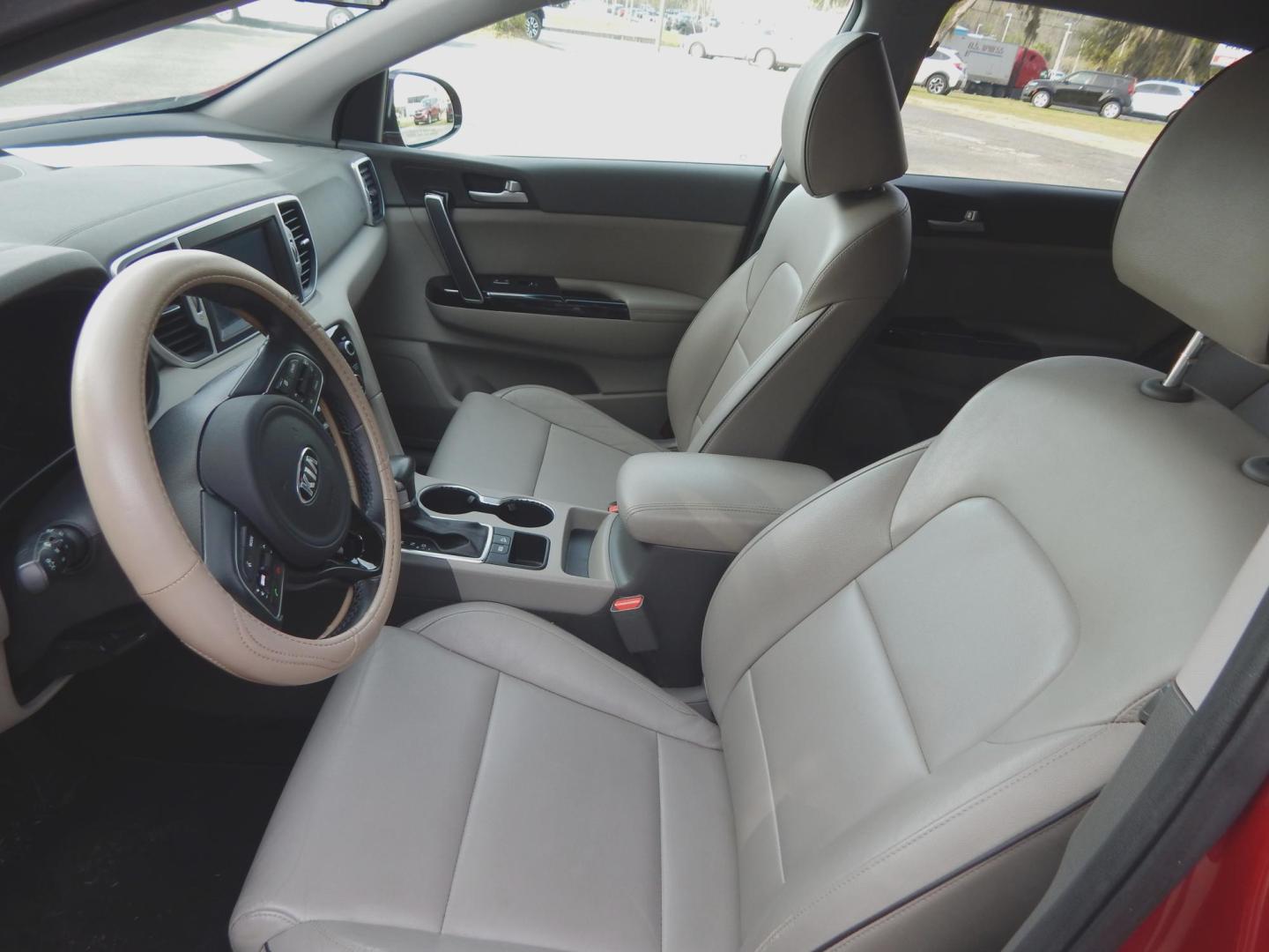 2018 Maroon /Gray Leather Kia Sportage EX FWD (KNDPN3AC8J7) with an 2.4L V6 DOHC 24V engine, Automatic transmission, located at 3120 W Tennessee St, Tallahassee, FL, 32304-1002, (850) 575-6702, 30.458841, -84.349648 - Used Car Supermarket is proud to present you with this loaded immaculate 2018 Kia Sportage EX with leather and great miles. Used Car Supermarket prides itself in offering you the finest pre-owned vehicle in Tallahassee. Used Car Supermarket has been locally family owned and operated for over 50 year - Photo#8