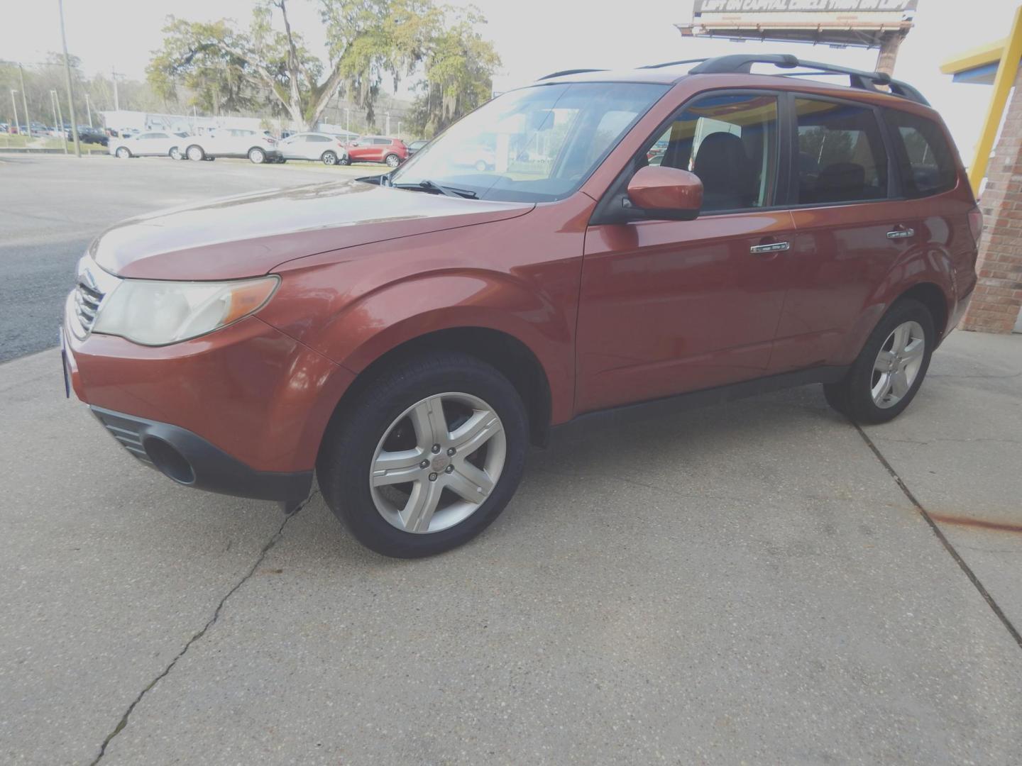 2010 Maroon /Charcoal Subaru Forester 2.5X Premium (JF2SH6CC6AH) with an 2.5L H4 SOHC 16V engine, 4-Speed Automatic transmission, located at 3120 W Tennessee St, Tallahassee, FL, 32304-1002, (850) 575-6702, 30.458841, -84.349648 - Used Car Supermarket is proud to present you with this loaded immaculate 2010 Subaru Forester 2.5X Premium with low miles and sunroof. Used Car Supermarket prides itself in offering you the finest pre-owned vehicle in Tallahassee. Used Car Supermarket has been locally family owned and operated for o - Photo#1