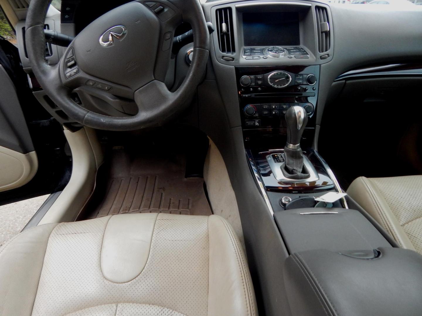 2013 Black /Tan Leather Infiniti G Sedan 37x AWD (JN1CV6ARXDM) with an 3.7L V6 DOHC 24V engine, 5-Speed Automatic transmission, located at 3120 W Tennessee St, Tallahassee, FL, 32304-1002, (850) 575-6702, 30.458841, -84.349648 - Used Car Supermarket is proud to present you with this loaded immaculate 2013 Infiniti G37X sedan with Navigation, sunroof and leather. Used Car Supermarket prides itself in offering you the finest pre-owned vehicle in Tallahassee. Used Car Supermarket has been locally family owned and operated for - Photo#4