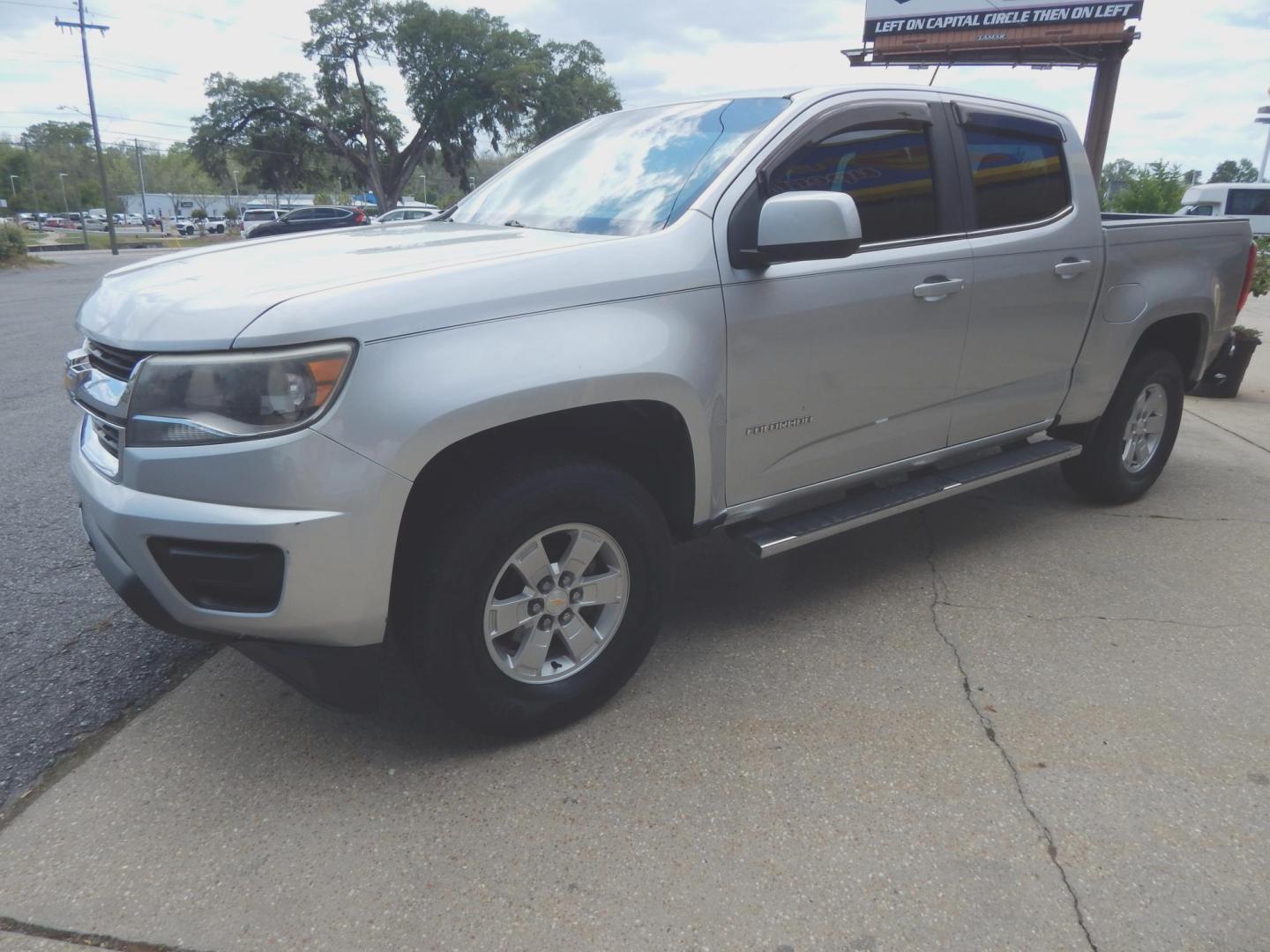 2017 Silver Metallic /Gray Chevrolet Colorado Crew Cab (1GCGSBEN9H1) with an 3.6L V6 DOHC 24V GAS engine, Automatic transmission, located at 3120 W Tennessee St, Tallahassee, FL, 32304-1002, (850) 575-6702, 30.458841, -84.349648 - Used Car Supermarket is proud to present you with this loaded immaculate 2017 Chevy Colorado Crew Cab. Used Car Supermarket prides itself in offering you the finest pre-owned vehicle in Tallahassee. Used Car Supermarket has been locally family owned and operated for over 50 years. Our Colorado Crew - Photo#1