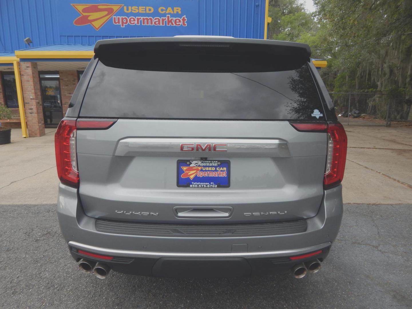 2023 Pewter /Charcoal Leather GMC Yukon Denali 2WD (1GKS1DKLXPR) with an 6.2L V8 OHV 16V engine, Automatic transmission, located at 3120 W Tennessee St, Tallahassee, FL, 32304-1002, (850) 575-6702, 30.458841, -84.349648 - Used Car Supermarket is proud to present you with this loaded immaculate 2023 GMC Yukon Denali with Navigation, 3rd row seating, leather, low miles. Used Car Supermarket prides itself in offering you the finest pre-owned vehicle in Tallahassee. Used Car Supermarket has been locally family owned and - Photo#3
