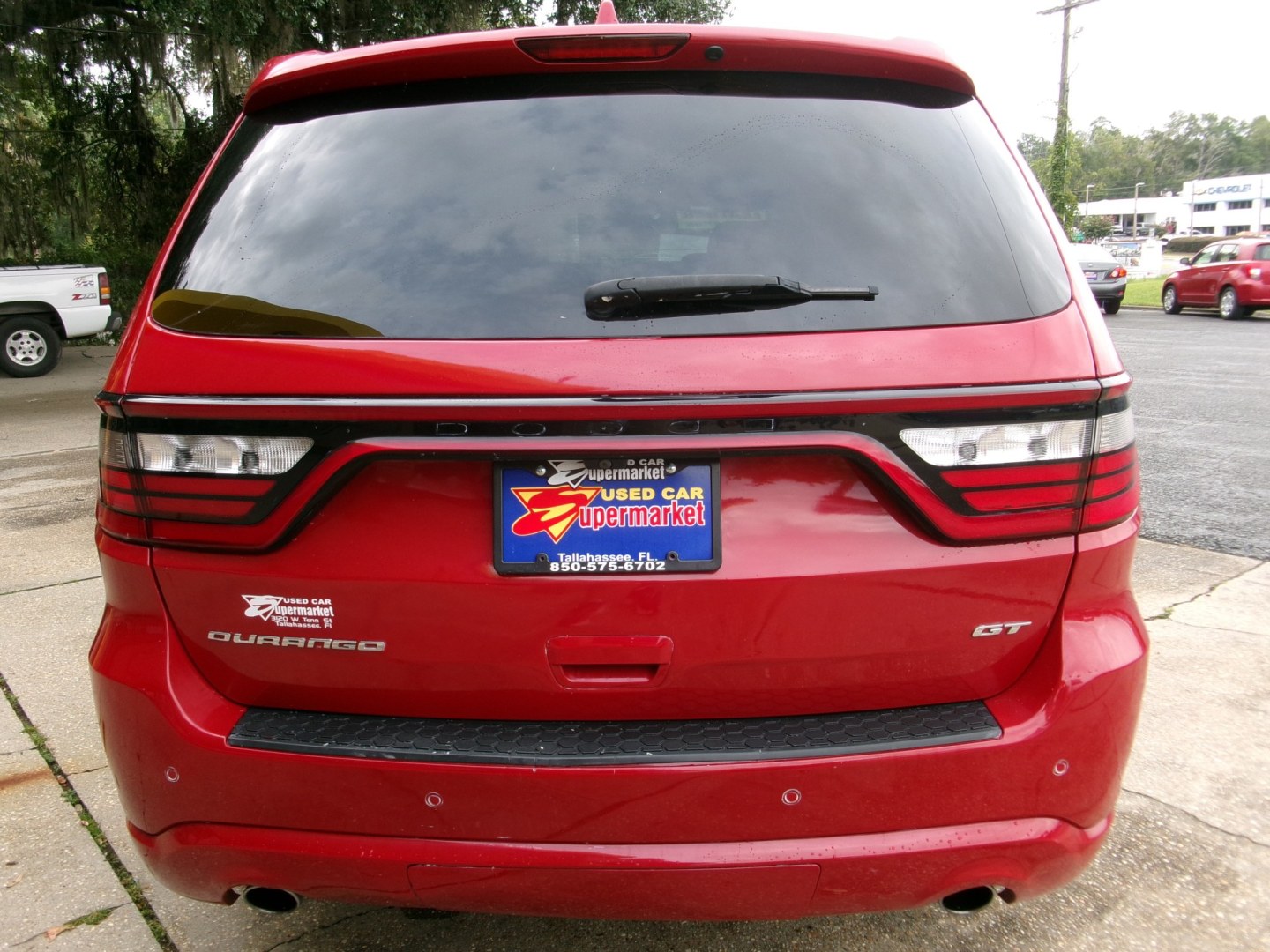 2018 Red /Charcoal Leather Dodge Durango GT 2WD (1C4RDHDG2JC) with an 3.6L V6 DOHC 24V engine, Automatic transmission, located at 3120 W Tennessee St, Tallahassee, FL, 32304-1002, (850) 575-6702, 30.458841, -84.349648 - Used Car Supermarket is proud to present you with this loaded immaculate 2018 Dodge Durango GT with leather, sunroof, Navigation and low miles. Used Car Supermarket prides itself in offering you the finest pre-owned vehicle in Tallahassee. Used Car Supermarket has been locally family owned and opera- Photo#3