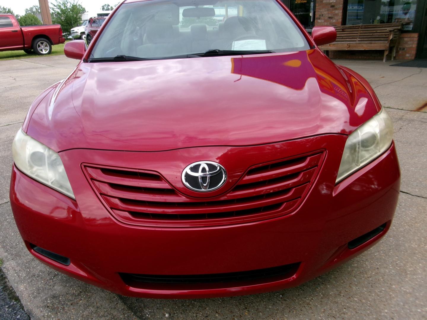 2007 Red /Tan Toyota Camry LE V6 (4T1BK46K17U) with an 3.5L V6 DOHC 24V engine, Automatic transmission, located at 3120 W Tennessee St, Tallahassee, FL, 32304-1002, (850) 575-6702, 30.458841, -84.349648 - Used Car Supermarket is proud to present you with this loaded immaculate 2007 Toyota Camry LE V6 with low miles. Used Car Supermarket prides itself in offering you the finest pre-owned vehicle in Tallahassee. Used Car Supermarket has been locally family owned and operated for over 50 years. Our Camr- Photo#1