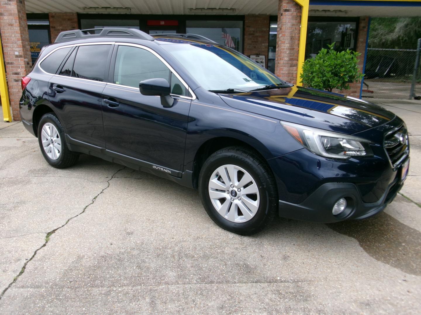 2018 Blue /Tan Subaru Outback 2.5i Premium (4S4BSADC6J3) with an 2.5L H4 DOHC 16V engine, Automatic transmission, located at 3120 W Tennessee St, Tallahassee, FL, 32304-1002, (850) 575-6702, 30.458841, -84.349648- Photo#0