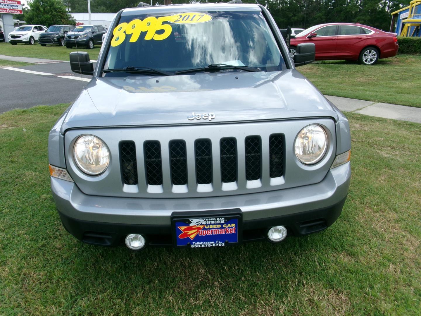 2017 Silver Metallic /Gray Jeep Patriot Sport 2WD (1C4NJPBA2HD) with an 2.0L L4 DOHC 16V engine, Automatic transmission, located at 3120 W Tennessee St, Tallahassee, FL, 32304-1002, (850) 575-6702, 30.458841, -84.349648 - Used Car Supermarket is proud to present you with this loaded immaculate 2017 Jeep Patriot Sport. Used Car Supermarket prides itself in offering you the finest pre-owned vehicle in Tallahassee. Used Car Supermarket has been locally family owned and operated for over 50 years. Our Patriot Sport has b- Photo#1